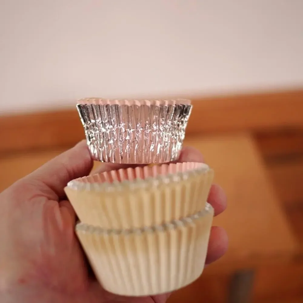 Vintage Baker's Choice Foil Paper Muffin Cupcake Foil Baking Cups Original Box